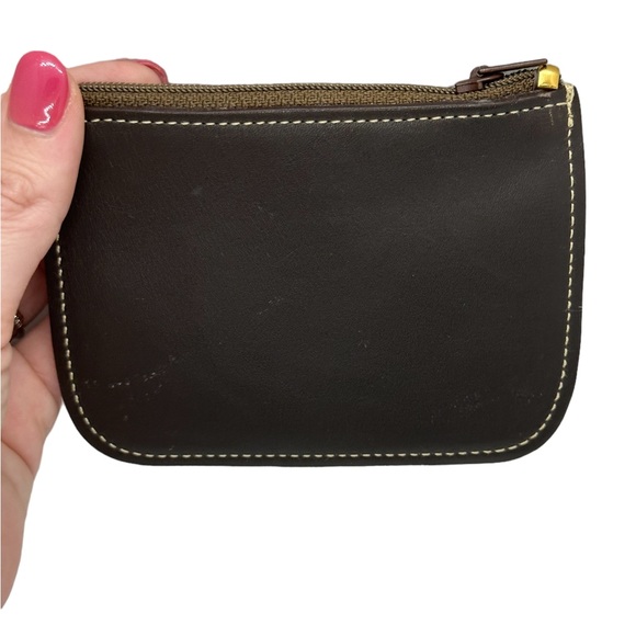 LOEWE LIKE NEW DEADSTOCK SUEDE & LEATHER CARD/COIN POUCH W/ ORIGINAL COA CARD - Picture 2 of 9